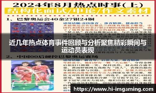 近几年热点体育事件回顾与分析聚焦精彩瞬间与运动员表现